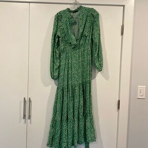 Trendyol green maxi dress